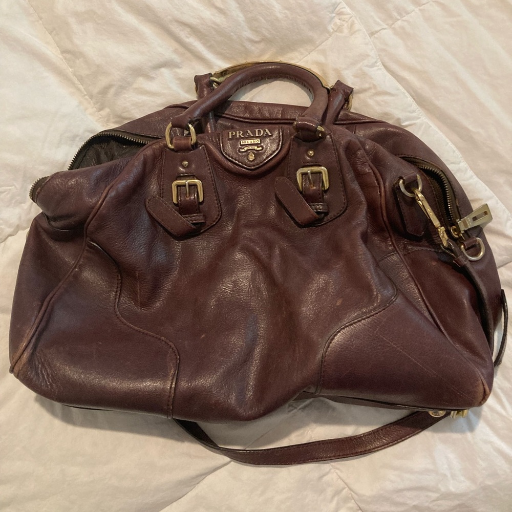 PRADA Bowler Bag …. Used but bring it back to life with minor fixes..